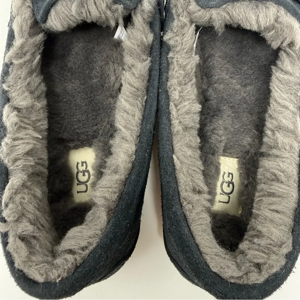New UGG Women's Willow Moc Toe Loafer Black Sz 11 - Picture 11 of 13